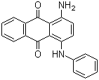 structure of CAS# 4395-65-7, Solvent Blue 68;1-Amino-4-phenylaminoanthraquinone; 1-Amino-4-(phenylamino)anthracene-9,10-dione