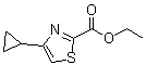 structure of CAS# 439692-05-4, 4-Cyclopropylthiazole-2-carboxylic acid ethyl ester