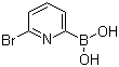 structure of CAS# 440680-34-2, 6-Bromopyridine-2-boronic acid