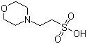 structure of CAS# 4432-31-9, 4-Morpholineethanesulfonic acid;2-(4-Morpholino)ethanesulfonic acid; 2-(N-Morpholino)ethanesulfonic acid; MES