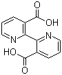结构式 CAS# 4433-01-6, 2,2'-联吡啶-3,3'-二羧酸