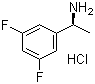 结构式 CAS# 444643-16-7, (S)-1-(3,5-二氟苯基)乙胺盐酸盐