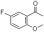 structure of CAS# 445-82-9, 5'-Fluoro-2'-methoxyacetophenone;1-(5-Fluoro-2-methoxyphenyl)ethanone
