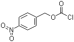 structure of CAS# 4457-32-3, 4-Nitrobenzyl chloroformate;4-Nitrocarbobenzoxychloride