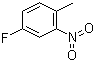 structure of CAS# 446-10-6, 4-Fluoro-2-nitrotoluene;2-Nitro-4-fluorotoluene