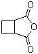 Cyclobutane-1,2-dicarboxylic anhydride molecular structure (CAS 4462-96-8)