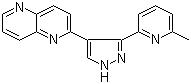 structure of CAS# 446859-33-2, RepSox;2-[3-(6-Methyl-2-pyridinyl)-1H-pyrazol-4-yl]-1,5-naphthyridine