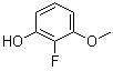 结构式 CAS# 447462-87-5, 2-氟-3-甲氧基苯酚
