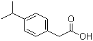 结构式 CAS# 4476-28-2, 4-异丙基苯乙酸