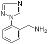 结构式 CAS# 449756-97-2, 2-(1H-1,2,4-三氮唑-1-基)苄胺; 2-(1H-1,2,4-三氮唑-1-基)苯甲胺