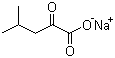structure of CAS# 4502-00-5, Sodium ketoisocaproate;Sodium 4-methyl-2-oxovalerate; 4-Methyl-2-oxopentanoic acid sodium salt