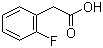 结构式 CAS# 451-82-1, 2-氟苯乙酸; 邻氟苯乙酸