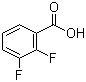 结构式 CAS# 4519-39-5, 2,3-二氟苯甲酸