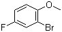 2-Bromo-4-fluoroanisole molecular structure (CAS 452-08-4)