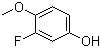 结构式 CAS# 452-11-9, 3-氟-4-甲氧基苯酚