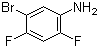 structure of CAS# 452-92-6, 5-Bromo-2,4-difluoroaniline;2,4-Difluoro-5-bromoaniline