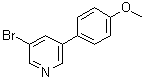 structure of CAS# 452972-07-5, 5-(4-Methoxyphenyl)-3-bromopyridine;3-Bromo-5-(4-methoxyphenyl)pyridine