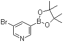 结构式 CAS# 452972-13-3, 5-溴吡啶-3-硼酸频哪醇酯