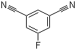 structure of CAS# 453565-55-4, 3,5-Dicyanofluorobenzene;5-Fluoroisophthalonitrile; 5-Fluoro-1,3-benzenedicarbonitrile