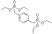 structure of CAS# 4546-04-7, 1,4-Xylenebis(diethylphosphonate);NSC 203064; Tetraethyl 1,4-phenylenebis(methylene)diphosphonate; Tetraethyl [1,4-phenylenebis(methylene)]bisphosphonate; Tetraethyl p-xylylenebis(phosphonate); Tetraethyl p-xylylenediphosphonate; Tetraethyl alpha,alpha'-p-xylenediphosphonate; p-Bis(diethylphosphono)xylene; p-Xylenebis(diethyl phosphonate); p-Xylylenebis(diethyl phosphonate)