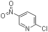 2-氯-5-硝基吡啶分子结构 (CAS 4548-45-2)
