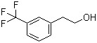 structure of CAS# 455-01-6, 3-(Trifluoromethyl)phenethyl alcohol;2-[3-(Trifluoromethyl)phenyl]ethyl alcohol; 2-[m-(Trifluoromethyl)phenyl]ethanol; 2-[3-(Trifluoromethyl)phenyl]ethanol