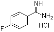 结构式 CAS# 456-14-4, 4-氟苄脒盐酸盐; 4-氟苯甲脒盐酸盐