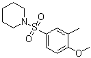 结构式 CAS# 457961-34-1, 1-[(4-甲氧基-3-甲基苯基)磺酰基]哌啶