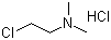 2-Dimethylaminoethyl chloride hydrochloride molecular structure (CAS 4584-46-7)