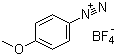 structure of CAS# 459-64-3, 4-Methoxybenzenediazonium tetrafluoroborate