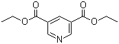 Diethyl pyridine-3,5-dicarboxylate molecular structure (CAS 4591-56-4)
