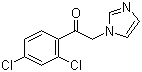 structure of CAS# 46503-52-0, 1-(2,4-Dichlorophenyl)-2-imidazol-1-ylethanone;1-(2,4-Dichlorophenyl)-2-(1H-imidazol-1-yl)ethan-1-one