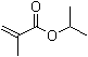 structure of CAS# 4655-34-9, Isopropyl 2-methylacrylate;Isopropyl methacrylate; NSC 32625