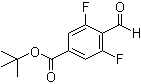 结构式 CAS# 467442-12-2, 3,5-二氟-4-甲酰基苯甲酸叔丁酯