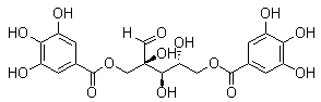 结构式 CAS# 469-32-9, 金缕梅单宁