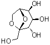 structure of CAS# 469-90-9, 2,7-Anhydro-D-sedoheptulose;NSC 2553; Sedoheptulosan; 2,7-Anhydro-beta-D-altro-heptulopyranose