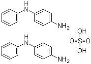 结构式 CAS# 4698-29-7, 4-氨基二苯胺硫酸盐