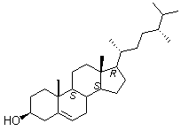 结构式 CAS# 474-62-4, 菜油甾醇