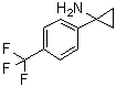 结构式 CAS# 474709-86-9, 1-[4-(三氟甲基)苯基]环丙胺
