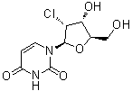 结构式 CAS# 4753-04-2, 2'-脱氧-2'-氯尿苷
