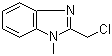 结构式 CAS# 4760-35-4, 2-(氯甲基)-1-甲基-1H-苯并咪唑