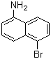 structure of CAS# 4766-33-0, 1-Amino-5-bromonaphthalene