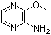 2-氨基-3-甲氧基吡嗪分子结构 (CAS 4774-10-1)