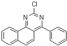 structure of CAS# 4786-80-5, 2-Chloro-4-phenylbenzo[h]quinazoline