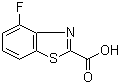 结构式 CAS# 479028-70-1, 4-氟苯并噻唑-2-甲酸