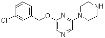 structure of CAS# 479683-64-2, 6'-(3-Chlorobenzyloxy)-3,4,5,6-tetrahydro-2H-[1,2']bipyrazine;CP 809101
