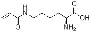 N6-(1-Oxo-2-propen-1-yl)-L-lysine molecular structure (CAS 48065-82-3)