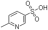 结构式 CAS# 4808-69-9, 6-甲基吡啶-3-磺酸