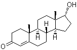 structure of CAS# 481-30-1, Epitestosterone;cis-Testosterone; Isotestosterone; 17-Epitestosterone; 17a-Testosterone; 17-Hydroxy-androst-4-en-3-one