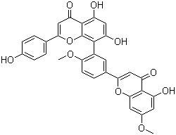 银杏黄酮甙分子结构 (CAS 481-46-9)